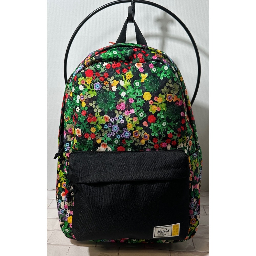 Herschel Supply Co Lego‎ Collection Backpack Floral Print Black Multi